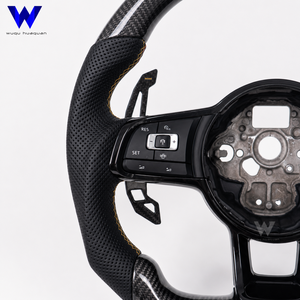Fornitore Diretto di Volanti in Fibra di Carbonio Nuovi di Zecca e di Alta Qualità per <span class=keywords><strong>Volkswagen</strong></span> BORA, CADDY, GOLFGTD, GOLFGTI, JETTA, <span class=keywords><strong>POLO</strong></span> - Product Image 5