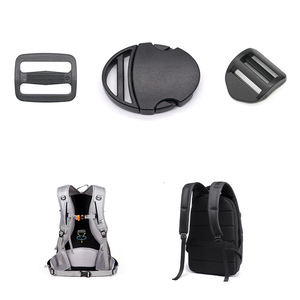 Hebilla de Plástico A180 de 25 mm Ajustable de un Solo Tirón para Riñonera, Correa de Hombro, Accesorio para Mochila - Product Image 4