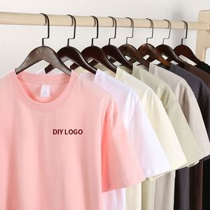 2024 High Quality Wholesale 100% Cotton <b>Tshirts</b> Sublimation T Shirts Plain Custom Printing Oversized <b>White</b> Blank T-Shirt - Product Image 1