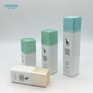 Forme carrée Rotation Emballage cosmétique Sérum Lotion sans air Flacon pompe 30ml 50ml - Product Image 6