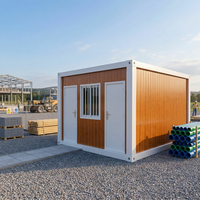 Maison conteneur démontable modulaire en acier préfabriqué 20ft 40ft à assemblage rapide pour bureau de chantier et usage domestique