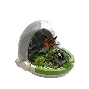 Capsule scientifique d'élevage de ver à soie pour enfants, boîte d'observation des insectes avec feuilles et pinces, 4-6 ans - Product Image 4