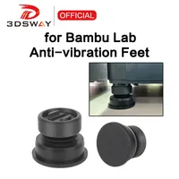 Almohadillas Antivibración para Bambu Lab X1/X1C/A1/A1 Mini, Almohadillas de Goma Antideslizantes, Antichoque y Antipolvo para Bambulab P1P/P1S