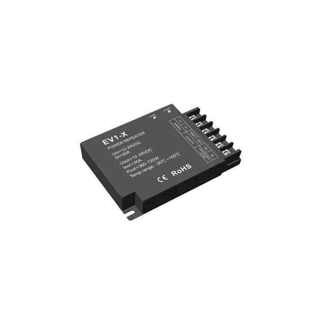 Relpower EV1-X Power Repeater 12-24VDC 30A Single Channel DC-DC Converter LED Driver