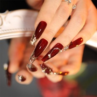 Marque privée Vernis à ongles gel rouge de Noël Paillettes Paillettes Soak Off Ensemble de vernis à ongles gel en gros