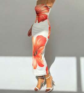 Nuevos Vestidos de Verano para Mujer, Estilo Vintage, con Tirantes, Casuales, Elegantes, de Noche, sin Mangas, con Volantes, Sexys, Largos, Vestidos Maxi - Product Image 6