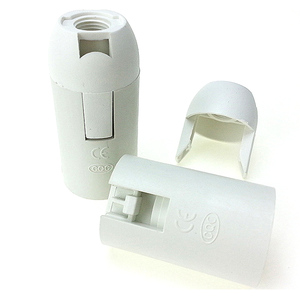 Usbo 4A <span class=keywords><strong>E27</strong></span> đèn ổ cắm màu đen và trắng nhựa/Kim loại + PC G24 để <span class=keywords><strong>E27</strong></span> Đèn chủ mà không cần chuyển đổi ánh sáng căn cứ & chủ sở hữu - Product Image 3