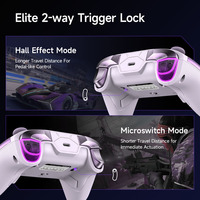 Manette de jeu sans fil D10 BT TMR Stick Joystick compatible avec PC/NS/TV/Téléphone/Steam, taux de polling de 1000 Hz