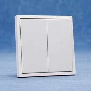 86 jenis saklar dinding lampu tombol tekan <span class=keywords><strong>2</strong></span> Gang Modern saklar dinding warna putih tahan api penutup PC saklar lampu dinding - Product Image 6