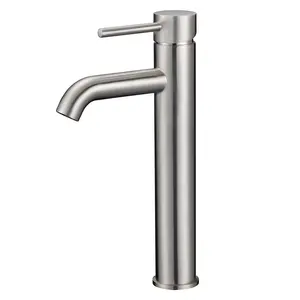 Phòng tắm tàu bồn rửa vòi nước hiện đại lưu vực Mixer tap cao cơ thể duy nhất xử lý một lỗ chậu vòi nước