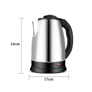 Portable Electric Kettle Stainless Steel 2L 1500W Fast Boil Auto Shut-off Boil-Dry Protection 360 Rotational Base Household - Product Image 4