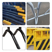 Barrière de contrôle des foules portable en métal, personnalisée en usine, avec protection prismatique haute intensité et protection IP44, à vendre