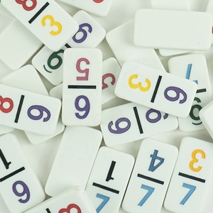 Jeu de <span class=keywords><strong>dominos</strong></span> numériques Double 12 avec boîte en PVC Train de pose Ensemble de jouets <span class=keywords><strong>dominos</strong></span> de l'usine professionnelle Domino à vendre - Product Image 6