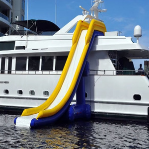 Ngoài trời trượt nước Inflatable du thuyền trượt Inflatable phao thuyền trượt nước cho trẻ em sân sau hồ bơi biển - Product Image 5