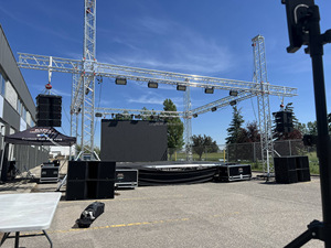 TG K10 dual 10 pulgadas line array activo PA etapa altavoz 3D sistema de sonido envolvente alimentado line array sistema de altavoces - Product Image 6