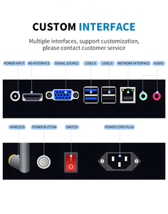 Trong nhà tầng thường vụ điện dung thông tin kiosk màn hình cảm ứng <span class=keywords><strong>LCD</strong></span> kiosk tương tác tất cả trong một máy - Product Image 5