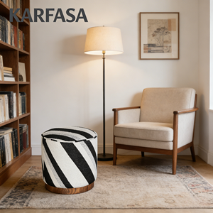 Reposapiés Moderno de Tela, Diseño de Moda, al por Mayor, Otomana Pequeña para Sala de Estar, Dormitorio, Habitación Infantil, Hotel, Apartamento, Escuela, Hogar - Product Image 4