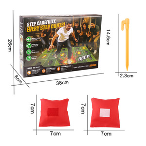 Gioco da Campo Minefield e Giochi all'Aperto con 9 Sacchi <span class=keywords><strong>di</strong></span> Fagioli Sicuri e 9 Sacchi <span class=keywords><strong>di</strong></span> Fagioli a Forma <span class=keywords><strong>di</strong></span> <span class=keywords><strong>Mina</strong></span> per Bambini, Adulti e Famiglie - Product Image 4