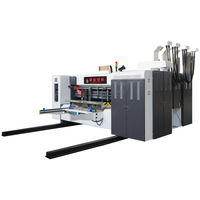 High Speed Automatic Corrugated Pizza Box Printer Corrugated Cardboard Carton Box Flexo Printing Die Cutting Making Machine