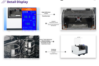 JIECHENG 280A Lab Rotary Constant Temperature Shaker Incubator Touch Screen Programmable Timing Function Air Heating Oscillator