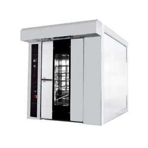 Oven Putar Gas 32 Nampan Kualitas Tinggi Oven Profesional Pabrikan Roti dan Biskuit Baking Oven untuk Toko Roti