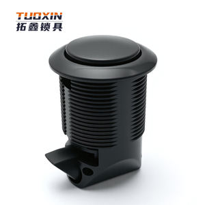 מנעול כפתור עגול B02 לארונות, מגירות ודלתות של קרוואנים, יאכטות וקרוואנים ממונעים, מסוג צילינדר, מעוצב במיוחד לקרוואנים. - Product Image 1