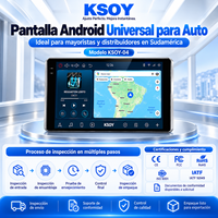 Radio KSOY-04 4 + 64G Android pemain ulang Radio Android 1DIN Para Coche Pantalla Android 9 Pulgadas