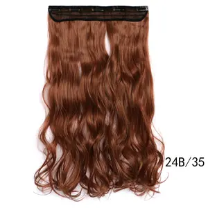 Wig factory direct sales spot five card seamless hair extension piece long curly hair one piece wig piece