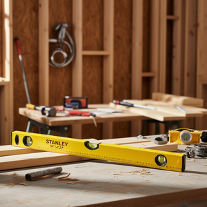 Nivel de burbuja Stanley Classic Level 48 de aluminio para fontanería y construcción - Product Image 3