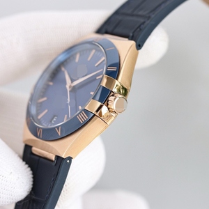 Reloj Mecánico Nuevo de Moda y Estilo Personalizado, Reloj Digital Simple de Acero Inoxidable y Cuero para Hombre y Mujer - Product Image 4