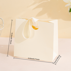 Элитные изысканные бумажные пакеты <span class=keywords><strong>M</strong></span>-образной формы с флексопечатью, квадратные подарочные пакеты для ювелирных изделий с вырубными ручками - Product Image 4