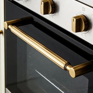 Customized Various Length Brass European Design Refrigerator Handles <b>for</b> Wardrobe Drawer Dresser & Cabinet-Easy Installation - Product Image 1