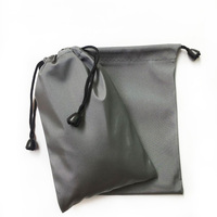 Sac en tissu pour batterie externe, sac à cordon, vente en gros, support pour selfie stick, étui de protection pour écouteurs Bluetooth, sac en velours