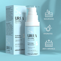 Crème pour le visage à 5% d'urée à usage quotidien de marque privée, l'hydratant pour peaux sèches aide à renforcer la barrière naturelle de la peau