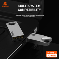 Flashdisk USB 2.0 Kecepatan Tinggi Grosir Desain Logam Tahan Air 8G 16G 32G 64G Kartu Memori