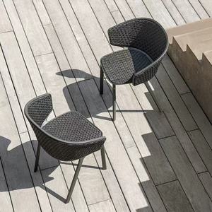 Mobilier d'extérieur moderne Tables en rotin imperméable Chaises Hôtels Villas Jardins Cours Balcons Restaurants Loisirs - Product Image 4