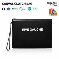 Pochette zippée personnalisée en toile à motif de dessin animé, en matériau recyclé, vente en gros