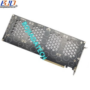 การ์ดแปลง PCIe 3.0 PCI-E 4.0 16X เป็น 4 พอร์ต U.2 SFF-8639 NVME และ SSD ขนาด 2.5 นิ้ว (รองรับการแยกสัญญาณ X4x4x4x4 บนเมนบอร์ด) PCIe 3.0 - Product Image 5