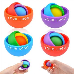 Toupies Gyroscopiques Personnalisées en Plastique Écologique pour Enfants avec Logo Personnalisé, Couleurs sur Mesure, Vente en Gros Usine, Jouets Promotionnels - Product Image 1