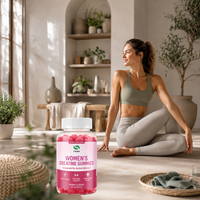 Gummies de créatine pour femmes, saveurs de fruits naturels mélangées, emballage personnalisé, fabrication en gros, marque privée OEM ODM