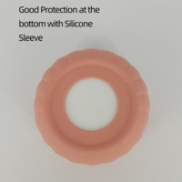 Bol en céramique moderne pour bébé avec manchon en silicone, assiettes antidérapantes à ventouse, ensemble de vaisselle pour l'alimentation des tout-petits