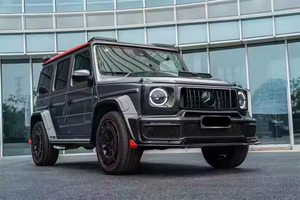 Guardabarros estilo <span class=keywords><strong>R</strong></span> de carbono seco de alta calidad, arco de rueda mate brillante para Benz G Class W464 G Class 2019-2024 - Product Image 4