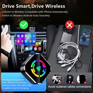 2025 Nâng Cấp 2 Trong 1 <span class=keywords><strong>Mini</strong></span> <span class=keywords><strong>USB</strong></span> Thiết Kế Xe Chơi <span class=keywords><strong>Adapter</strong></span> Với Loại C Phổ Thông Minh <span class=keywords><strong>USB</strong></span> Carplay Xe Hộp Không Dây <span class=keywords><strong>Adapter</strong></span> - Product Image 5