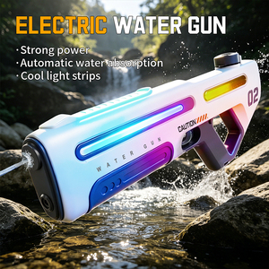 Nouveaux pistolets à eau LED arc-en-ciel lumineux, puissants, automatiques, à haute pression, jouets pour enfants, jeu de tir - Product Image 1