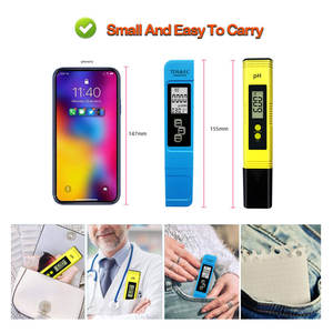 Digital Caneta PH, Água Qualidade <span class=keywords><strong>Tester</strong></span> Kit, bolso Portátil À prova de água PH TDS Medidor - Product Image 4