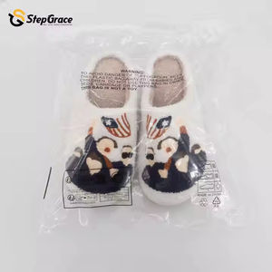 StepGrace personnalisé mignon hiver chaud pantoufles floues maison teckel <span class=keywords><strong>chien</strong></span> chat Animal pantoufles en peluche <span class=keywords><strong>pour</strong></span> les femmes - Product Image 5