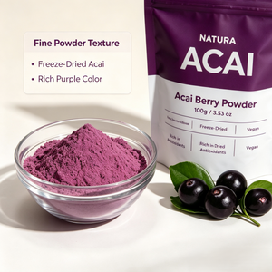 Bebida de Jugo de Fruta Natural, Polvo Instantáneo de <span class=keywords><strong>Acaiberry</strong></span>, Fruta de Acai, Polvo de Acai Berry - Product Image 2