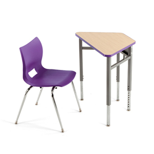 Tavolo da studio scuola regolabile in legno, comodo in metallo, con sedia, per la scuola materna, sedia da scrivania per bambini - Product Image 6