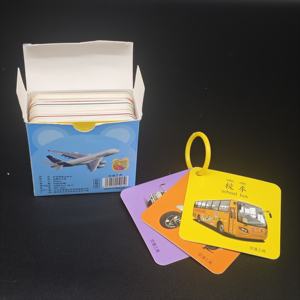 Tarjetas flash de estudio personalizadas fabricantes de inglés tarjetas de aprendizaje al por mayor servicios de impresión para niños educativos - Product Image 1