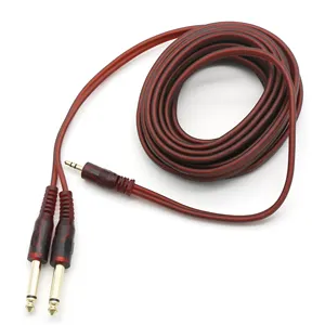Audio Cable 3.5 mm Stereo to Double 6.35 mm Male Audio & Video Cables Speaker Cable